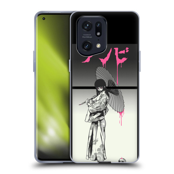 Zombie Makeout Club Art Chance Of Rain Soft Gel Case for OPPO Find X5 Pro