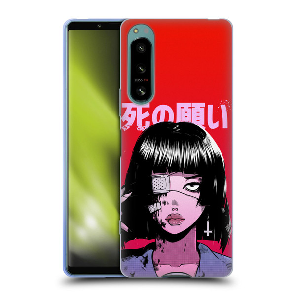 Zombie Makeout Club Art Eye Patch Soft Gel Case for Sony Xperia 5 IV