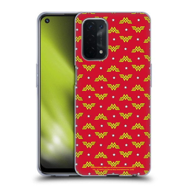 Wonder Woman 1984 Logo Art Retro Pattern Soft Gel Case for OPPO A54 5G