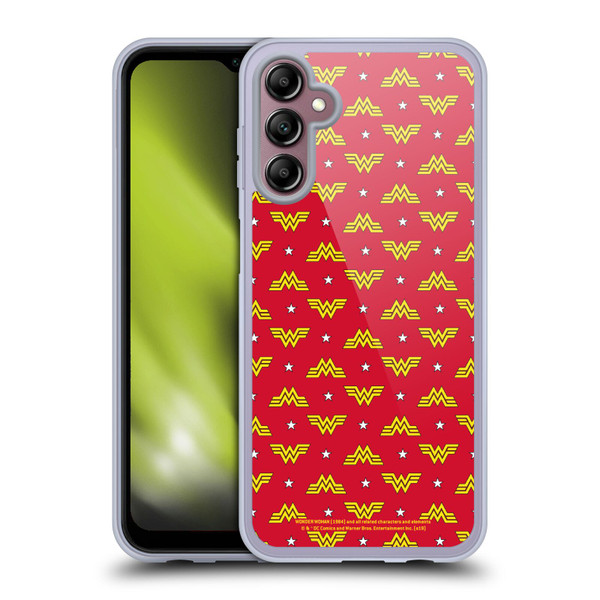 Wonder Woman 1984 Logo Art Retro Pattern Soft Gel Case for Samsung Galaxy A14 5G