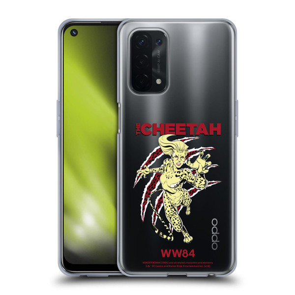 Wonder Woman 1984 Retro Art The Cheetah Soft Gel Case for OPPO A54 5G