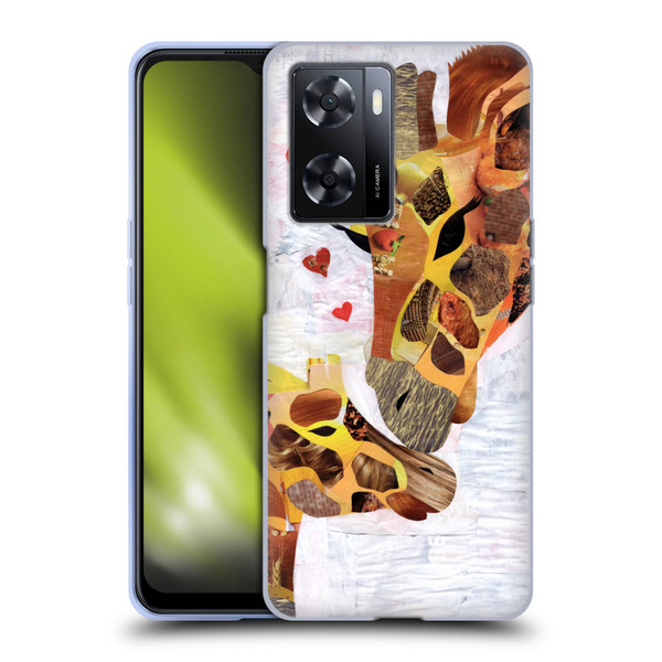 Artpoptart Animals Sweet Giraffes Soft Gel Case for OPPO A57s