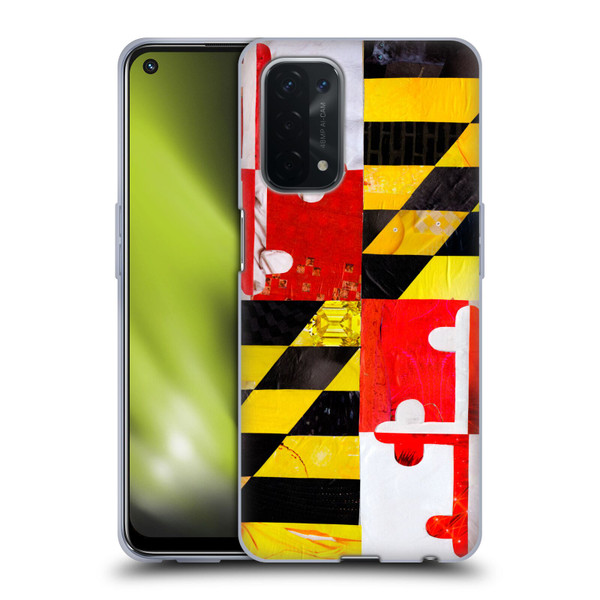 Artpoptart Flags Maryland Soft Gel Case for OPPO A54 5G