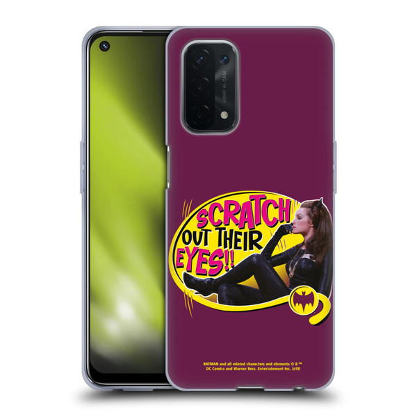 Batman TV Series Character Art Catwoman Scratch Soft Gel Case for OPPO A54 5G