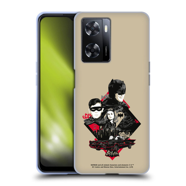 Batman TV Series Graphics Trio Soft Gel Case for OPPO A57s