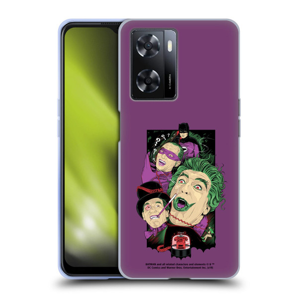 Batman TV Series Graphics Villains Soft Gel Case for OPPO A57s