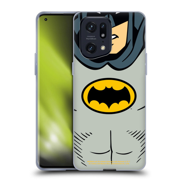 Batman TV Series Logos Costume Soft Gel Case for OPPO Find X5 Pro