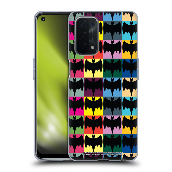 Batman TV Series Logos Patterns Soft Gel Case for OPPO A54 5G