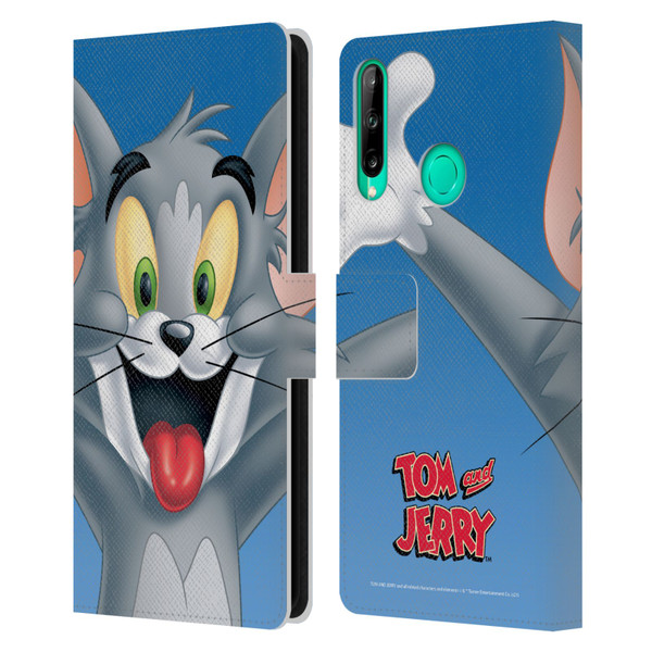 Tom and Jerry Full Face Tom Leather Book Wallet Case Cover For Huawei P40 lite E