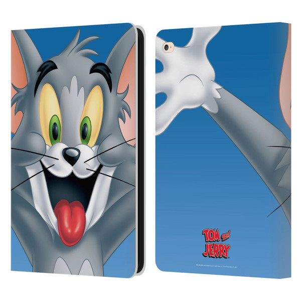 Tom and Jerry Full Face Tom Leather Book Wallet Case Cover For Apple iPad Air 2 (2014)