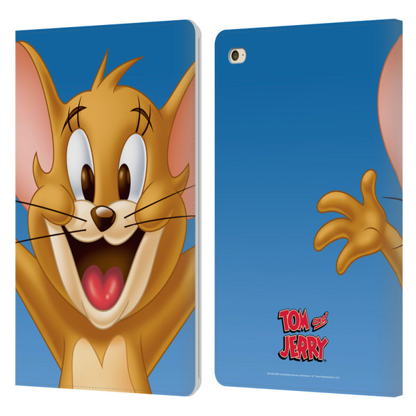 Tom and Jerry Full Face Jerry Leather Book Wallet Case Cover For Apple iPad mini 4