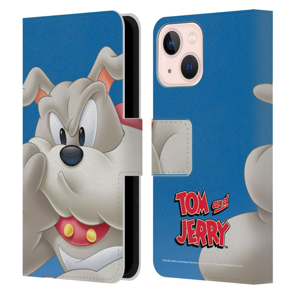Tom and Jerry Full Face Spike Leather Book Wallet Case Cover For Apple iPhone 13 Mini
