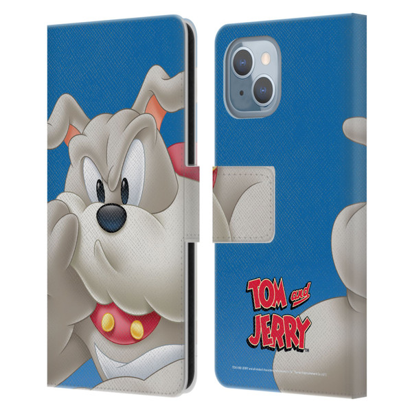 Tom and Jerry Full Face Spike Leather Book Wallet Case Cover For Apple iPhone 14