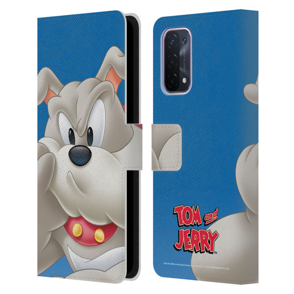 Tom and Jerry Full Face Spike Leather Book Wallet Case Cover For OPPO A54 5G