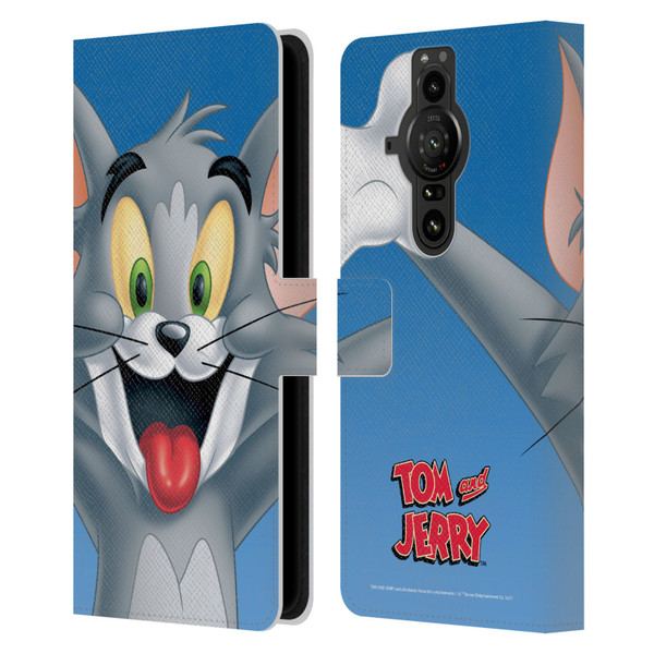 Tom and Jerry Full Face Tom Leather Book Wallet Case Cover For Sony Xperia Pro-I