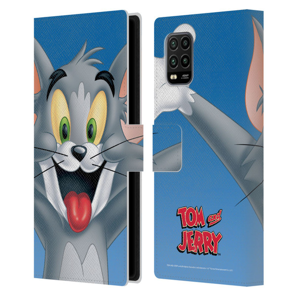 Tom and Jerry Full Face Tom Leather Book Wallet Case Cover For Xiaomi Mi 10 Lite 5G