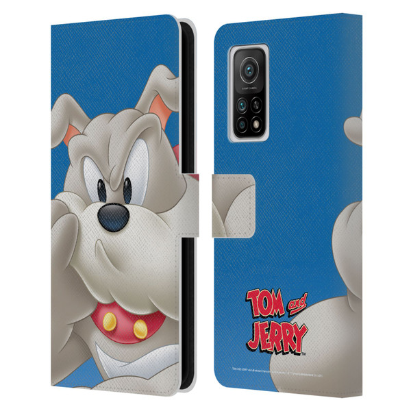 Tom and Jerry Full Face Spike Leather Book Wallet Case Cover For Xiaomi Mi 10T 5G