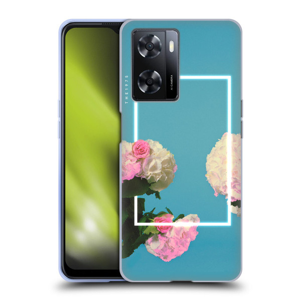 The 1975 Key Art Roses Blue Soft Gel Case for OPPO A57s