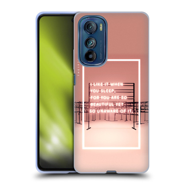 The 1975 Songs I Like It When You Sleep Soft Gel Case for Motorola Edge 30