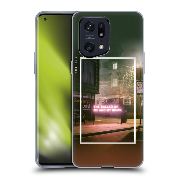 The 1975 Songs The Ballad Of Me And My Brain Soft Gel Case for OPPO Find X5 Pro