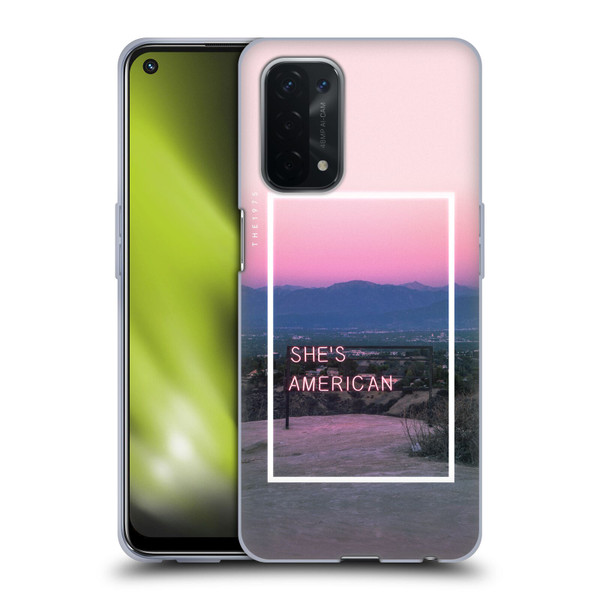 The 1975 Songs She's American Soft Gel Case for OPPO A54 5G