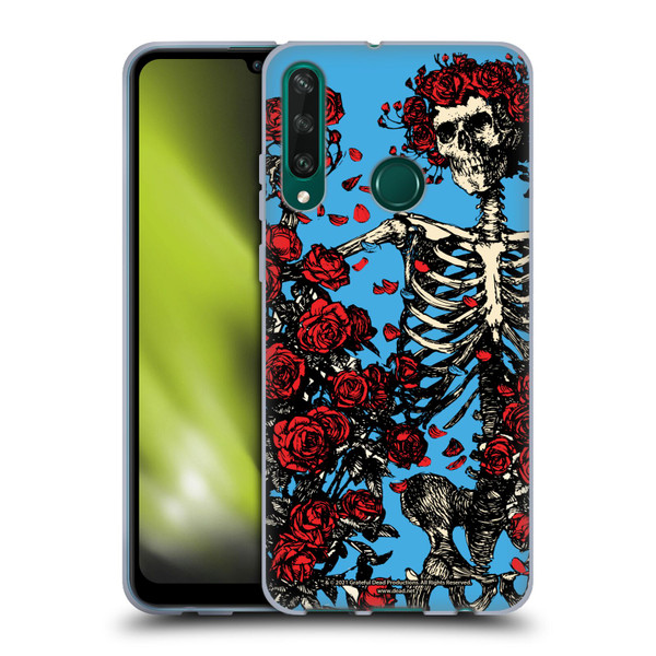 Grateful Dead Trends Bertha Skull Roses Soft Gel Case for Huawei Y6p