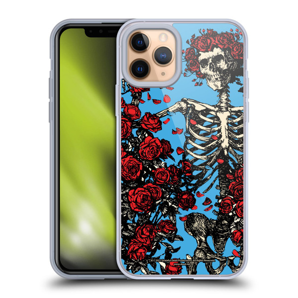 Grateful Dead Trends Bertha Skull Roses Soft Gel Case for Apple iPhone 11 Pro & MagSafe