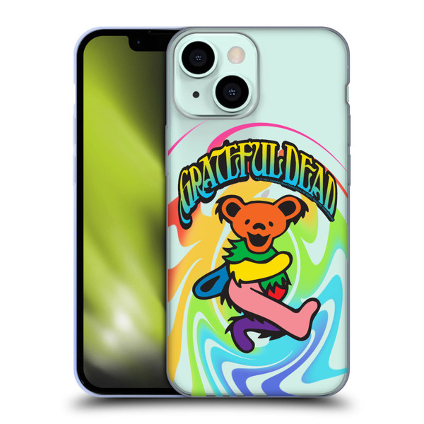 Grateful Dead Trends Bear 2 Soft Gel Case for Apple iPhone 13 Mini