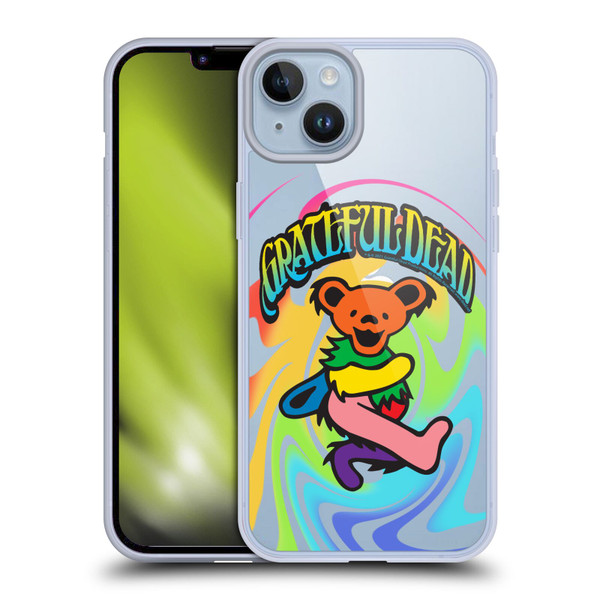 Grateful Dead Trends Bear 2 Soft Gel Case for Apple iPhone 14 Plus & MagSafe