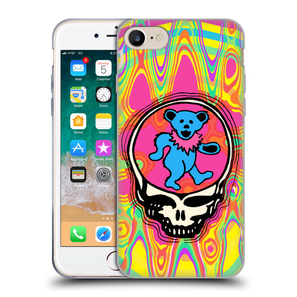 Grateful Dead Trends Bear Soft Gel Case for Apple iPhone 7 / 8 / SE 2020 & 2022 & MagSafe
