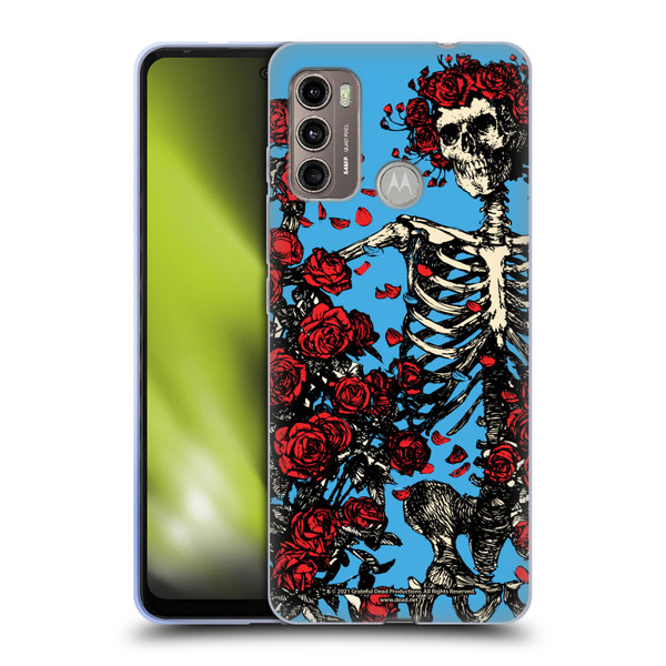 Grateful Dead Trends Bertha Skull Roses Soft Gel Case for Motorola Moto G60 / Moto G40 Fusion