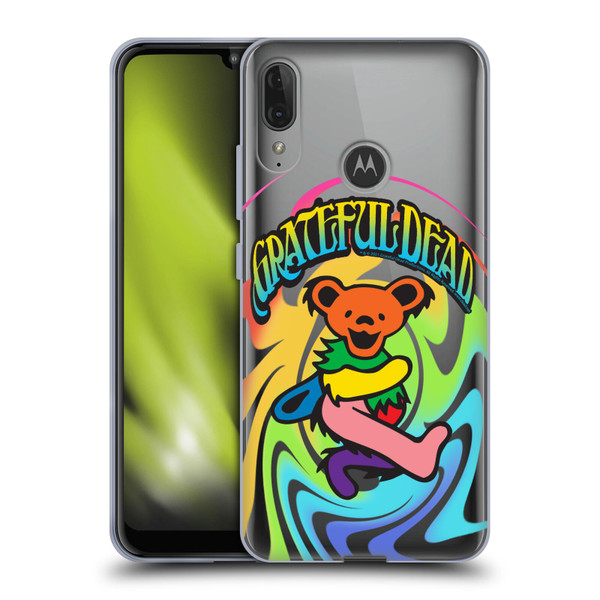 Grateful Dead Trends Bear 2 Soft Gel Case for Motorola Moto E6 Plus