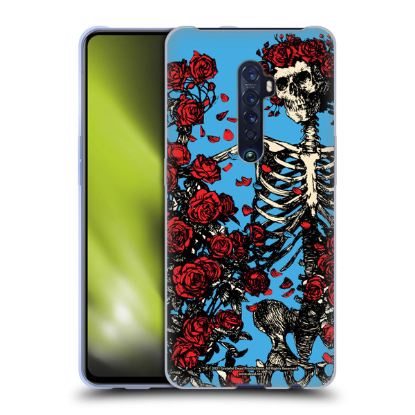 Grateful Dead Trends Bertha Skull Roses Soft Gel Case for OPPO Reno 2