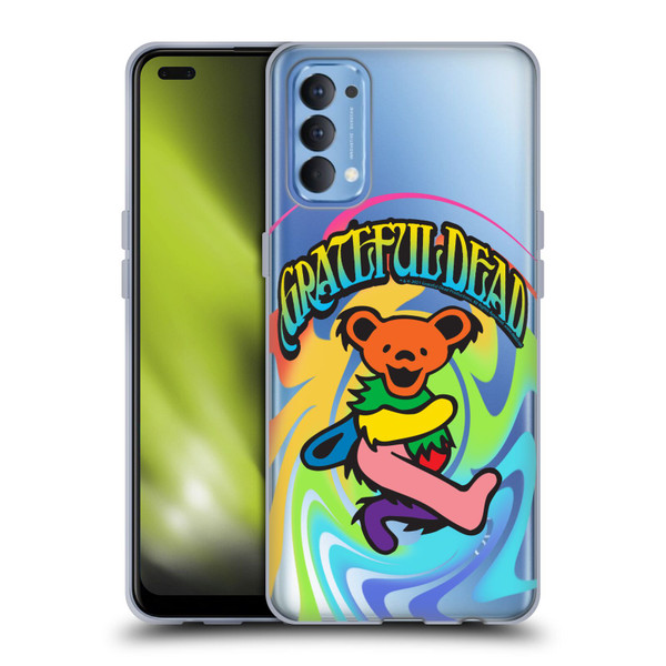 Grateful Dead Trends Bear 2 Soft Gel Case for OPPO Reno 4 5G