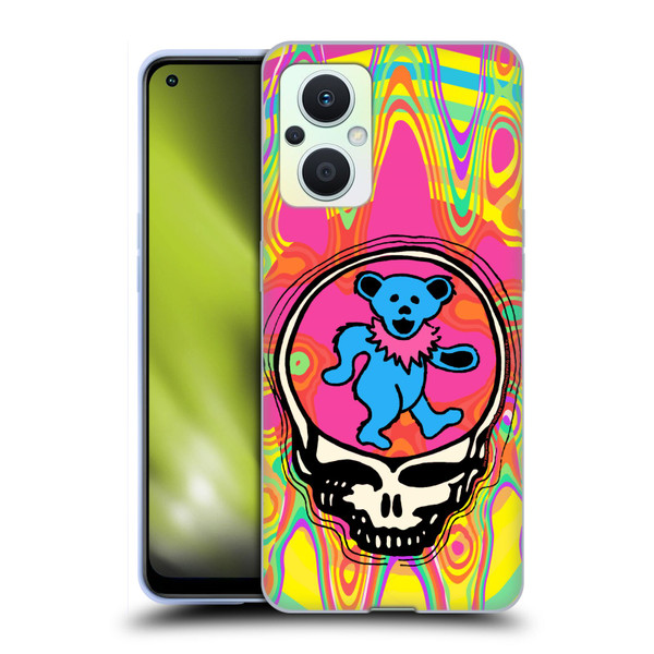 Grateful Dead Trends Bear Soft Gel Case for OPPO Reno8 Lite