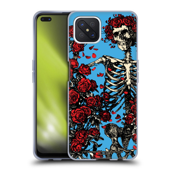 Grateful Dead Trends Bertha Skull Roses Soft Gel Case for OPPO Reno4 Z 5G