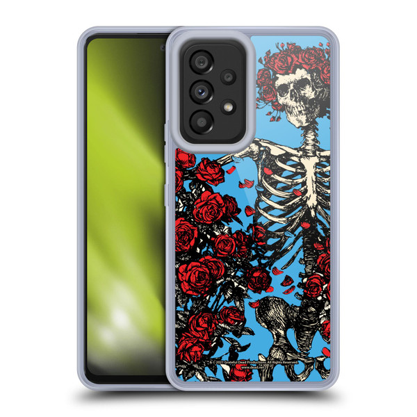 Grateful Dead Trends Bertha Skull Roses Soft Gel Case for Samsung Galaxy A53 5G (2022)