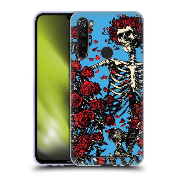 Grateful Dead Trends Bertha Skull Roses Soft Gel Case for Xiaomi Redmi Note 8T