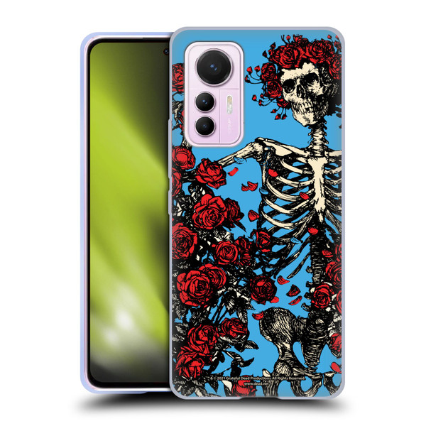 Grateful Dead Trends Bertha Skull Roses Soft Gel Case for Xiaomi 12 Lite