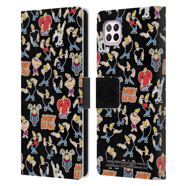 Johnny Bravo Graphics Pattern Leather Book Wallet Case Cover For Huawei Nova 6 SE / P40 Lite