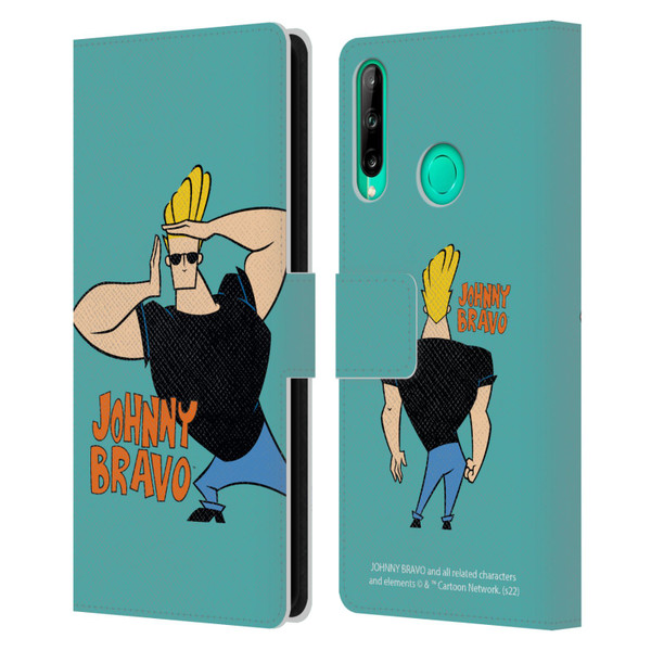 Johnny Bravo Graphics Character Leather Book Wallet Case Cover For Huawei P40 lite E