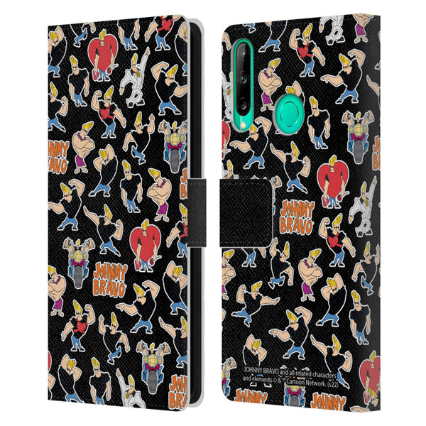 Johnny Bravo Graphics Pattern Leather Book Wallet Case Cover For Huawei P40 lite E