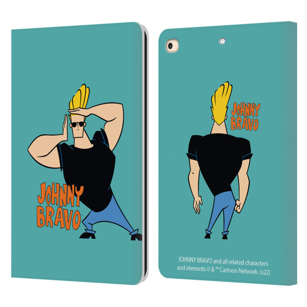 Johnny Bravo Graphics Character Leather Book Wallet Case Cover For Apple iPad 9.7 2017 / iPad 9.7 2018