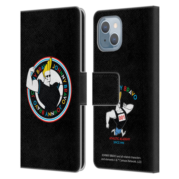Johnny Bravo Graphics Logo Leather Book Wallet Case Cover For Apple iPhone 14