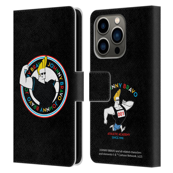 Johnny Bravo Graphics Logo Leather Book Wallet Case Cover For Apple iPhone 14 Pro