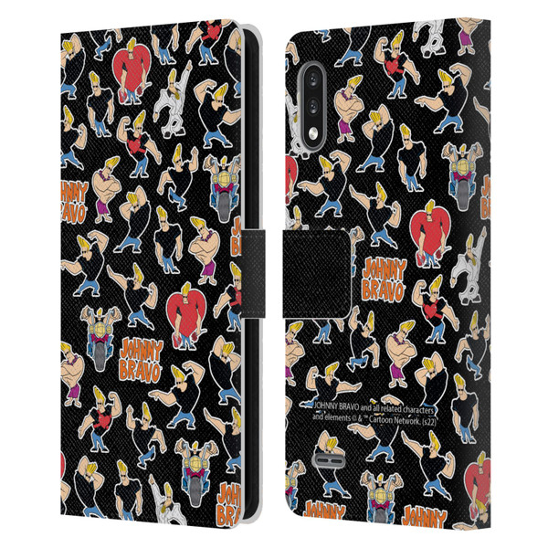 Johnny Bravo Graphics Pattern Leather Book Wallet Case Cover For LG K22