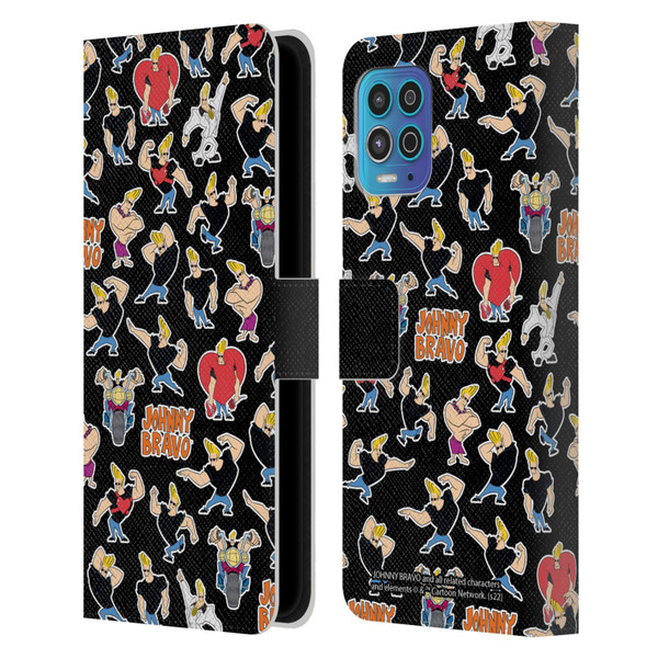 Johnny Bravo Graphics Pattern Leather Book Wallet Case Cover For Motorola Moto G100