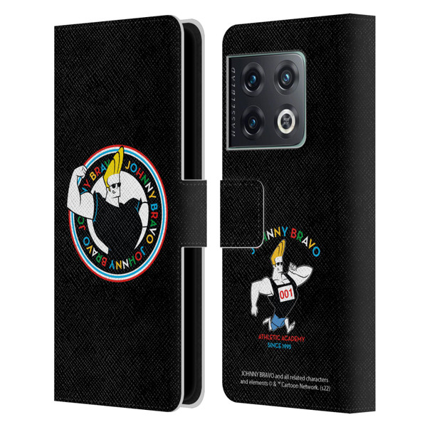 Johnny Bravo Graphics Logo Leather Book Wallet Case Cover For OnePlus 10 Pro