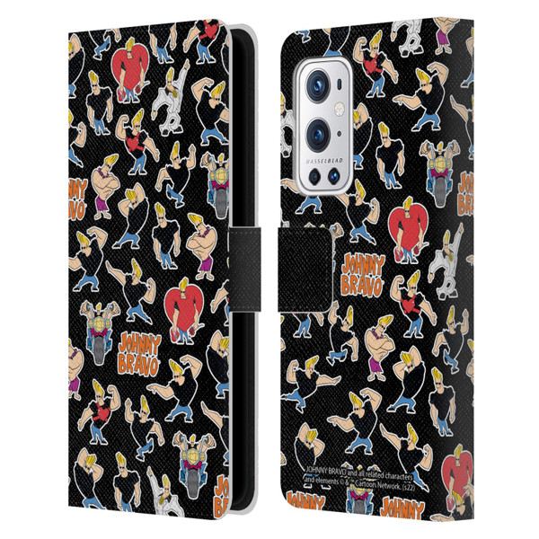 Johnny Bravo Graphics Pattern Leather Book Wallet Case Cover For OnePlus 9 Pro