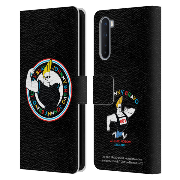 Johnny Bravo Graphics Logo Leather Book Wallet Case Cover For OnePlus Nord 5G